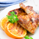 Poulet crunchy à l'orange